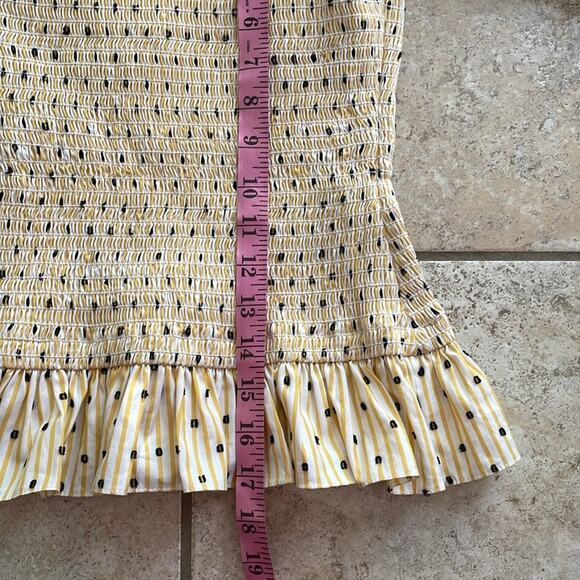 CAROLINE CONSTAS Calida Smocked Top - Picture 11 of 16